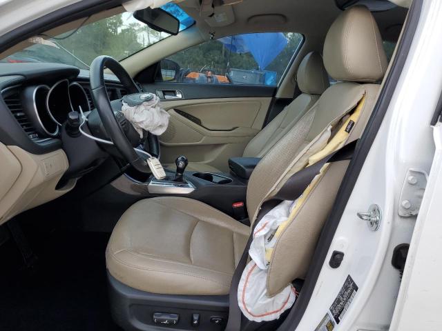 5XXGN4A7XFG393757 - 2015 KIA OPTIMA EX WHITE photo 7