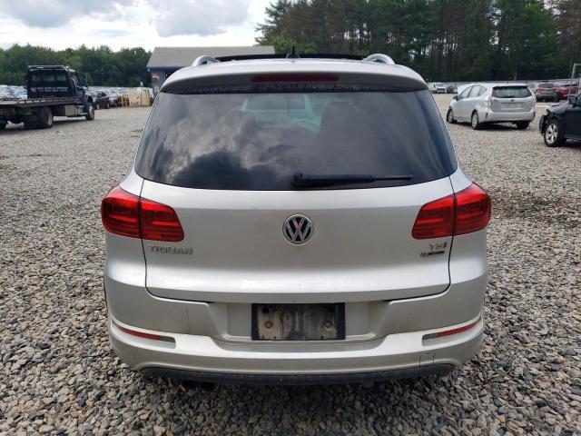 WVGUV7AXXHW506639 - 2017 VOLKSWAGEN TIGUAN SPORT SILVER photo 6
