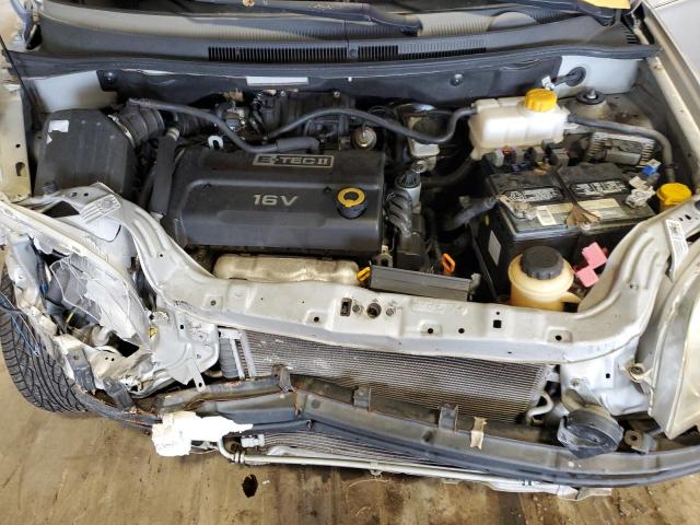 KL1TD56697B179560 - 2007 CHEVROLET AVEO BASE Серебристый фото 11