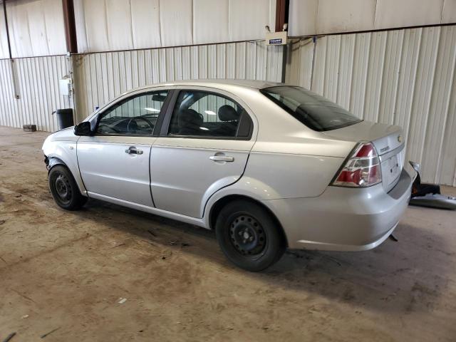 KL1TD56697B179560 - 2007 CHEVROLET AVEO BASE Серебристый фото 2