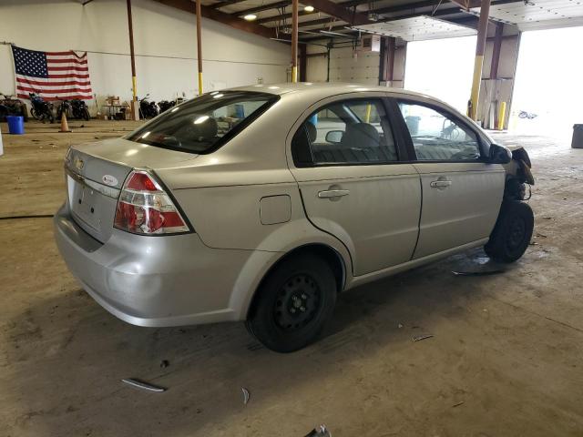 KL1TD56697B179560 - 2007 CHEVROLET AVEO BASE Серебристый фото 3