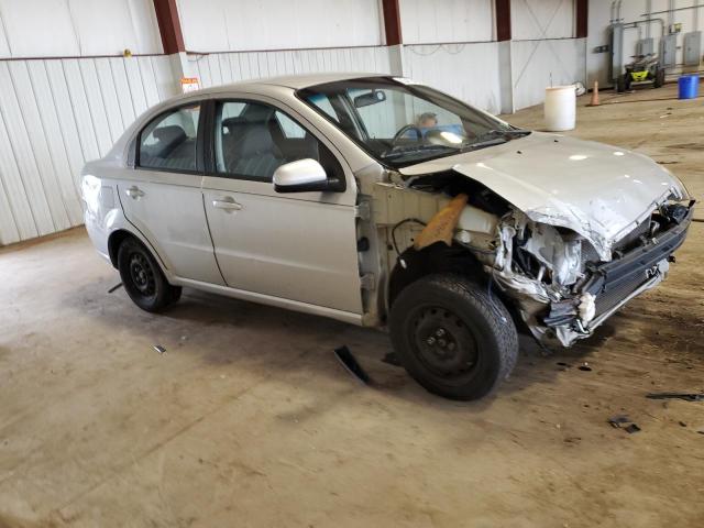 KL1TD56697B179560 - 2007 CHEVROLET AVEO BASE Серебристый фото 4