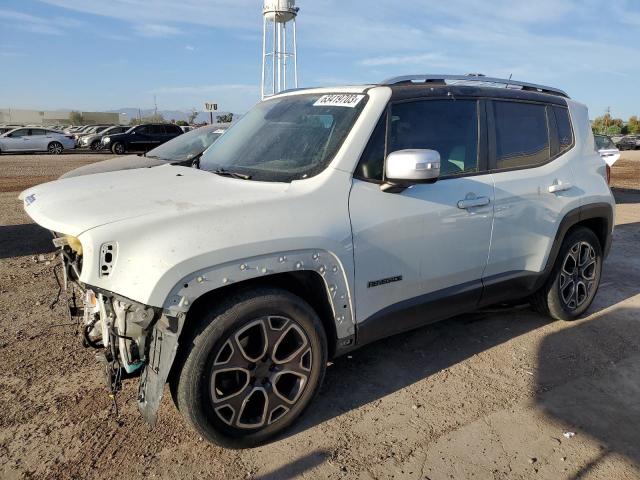 ZACCJADT0FPB70521 - 2015 JEEP RENEGADE LIMITED WHITE photo 1