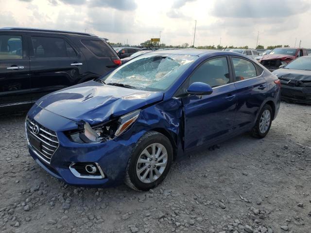 3KPC24A67NE187902 - 2022 HYUNDAI ACCENT SE BLUE photo 1