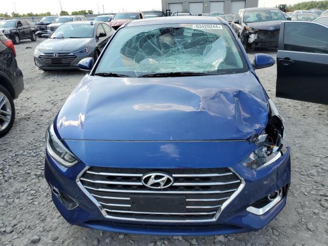 3KPC24A67NE187902 - 2022 HYUNDAI ACCENT SE BLUE photo 5