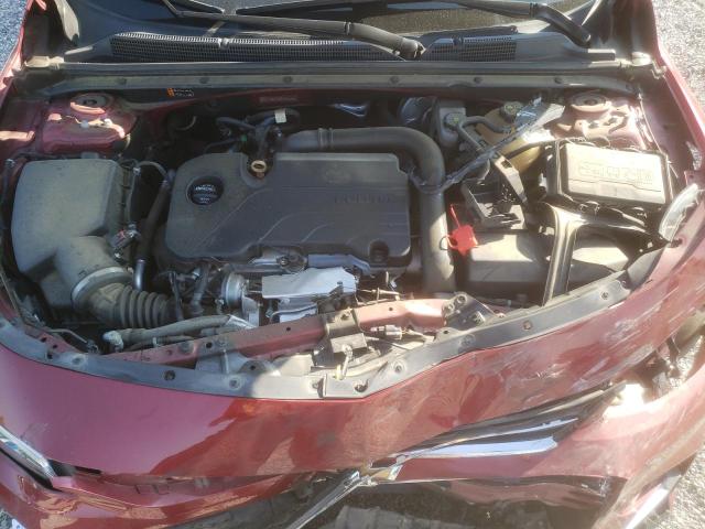 1G1ZD5ST0JF292580 - 2018 CHEVROLET MALIBU LT წითელი ფოტო 11