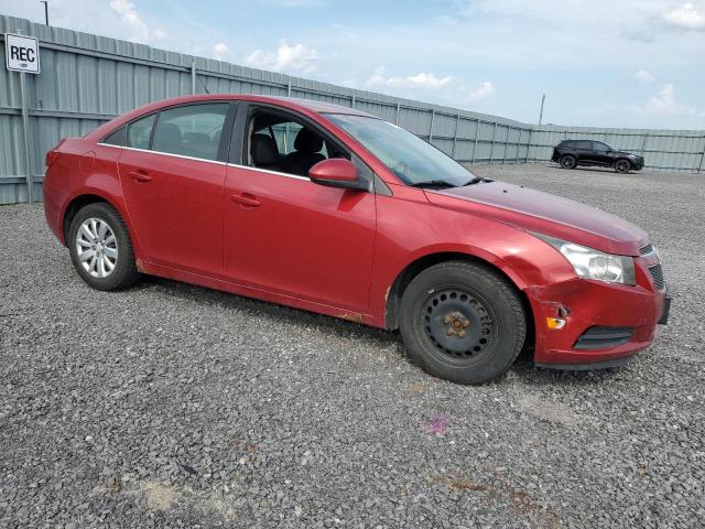 1G1PF5S93B7167445 - 2011 CHEVROLET CRUZE LT RED photo 4