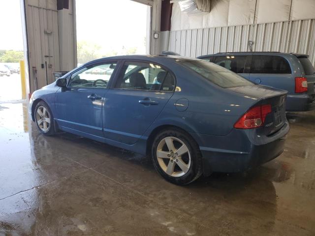 1HGFA16886L154006 - 2006 HONDA CIVIC EX BLUE photo 2