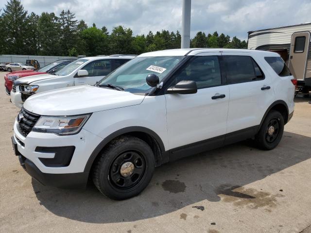 1FM5K8AR6KGA31660 - 2019 FORD EXPLORER POLICE INTERCEPTOR 白色 照片 1