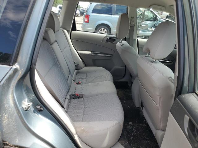 JF2SHBBC5BH745062 - 2011 SUBARU FORESTER 2.5X Бирюзовый фото 11