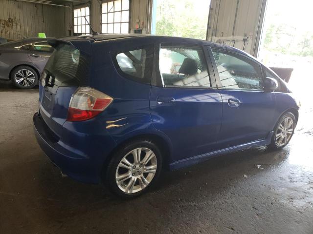 JHMGE8H44AC015668 - 2010 HONDA FIT SPORT BLUE photo 3