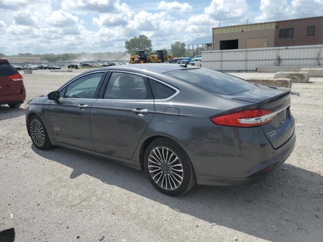 3FA6P0SU7HR209758 - 2017 FORD FUSION TITANIUM PHEV 灰色 照片 2