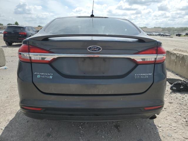 3FA6P0SU7HR209758 - 2017 FORD FUSION TITANIUM PHEV 灰色 照片 6