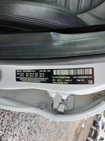 ZARFAEEN8H7549589 - 2017 ALFA ROMEO GIULIA TI Q4 WHITE photo 12