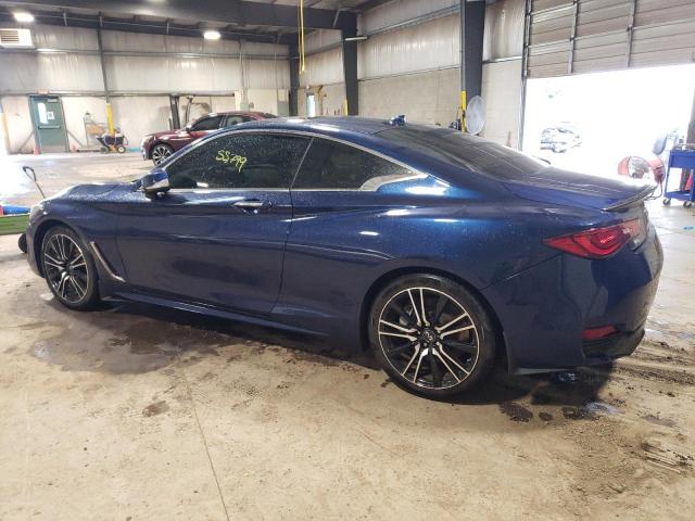 JN1EV7EL8JM390796 - 2018 INFINITI Q60 LUXE 300 BLUE photo 2