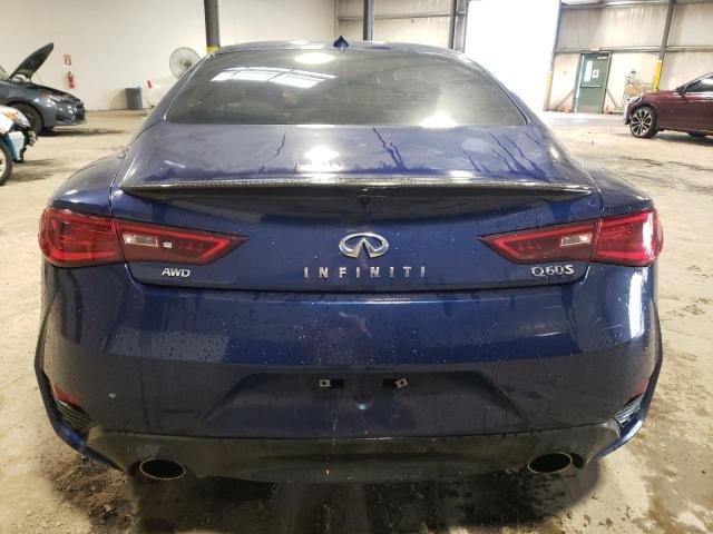 JN1EV7EL8JM390796 - 2018 INFINITI Q60 LUXE 300 BLUE photo 6