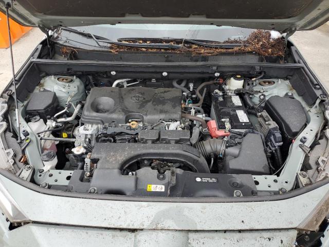 2T3P1RFV0MW154664 - 2021 TOYOTA RAV4 XLE GREEN photo 11