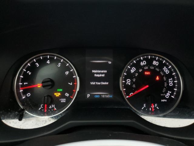 2T3P1RFV0MW154664 - 2021 TOYOTA RAV4 XLE GREEN photo 9