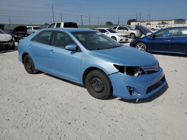 4T4BF1FK3ER365716 - 2014 TOYOTA CAMRY L BLUE photo 4