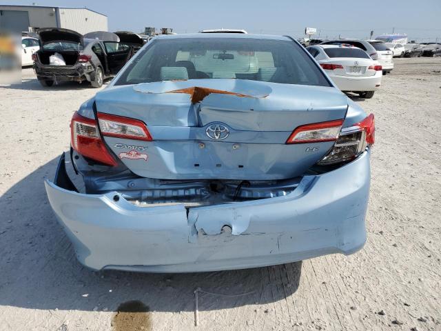 4T4BF1FK3ER365716 - 2014 TOYOTA CAMRY L BLUE photo 6