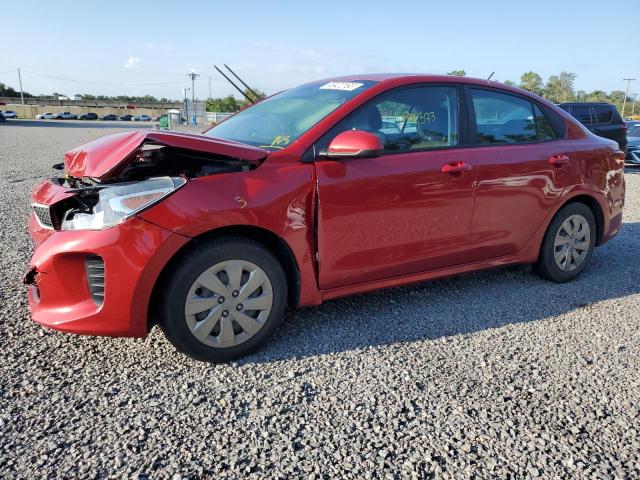 3KPA24AB5KE181788 - 2019 KIA RIO S RED photo 1