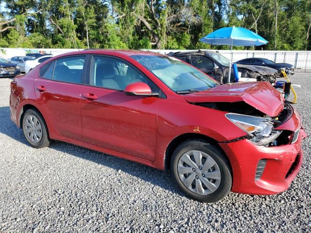 3KPA24AB5KE181788 - 2019 KIA RIO S RED photo 4