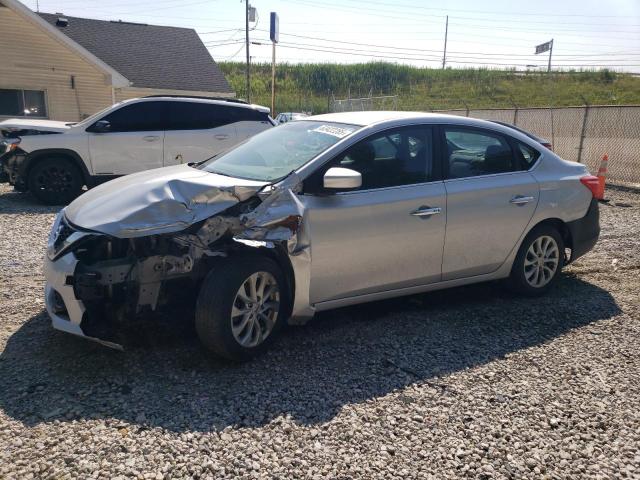 3N1AB7APXKY360147 - 2019 NISSAN SENTRA S SILVER photo 1