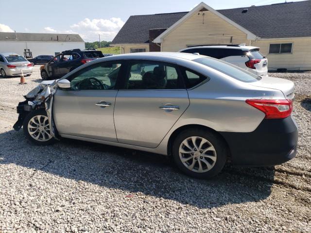 3N1AB7APXKY360147 - 2019 NISSAN SENTRA S SILVER photo 2