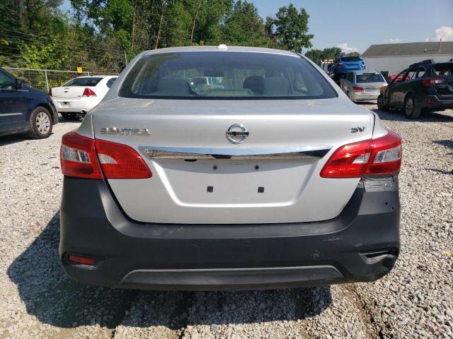 3N1AB7APXKY360147 - 2019 NISSAN SENTRA S SILVER photo 6