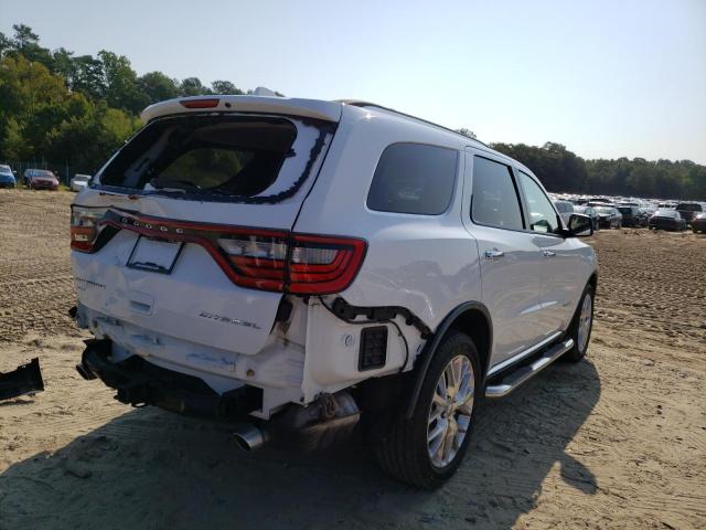 1C4RDJEG4FC145833 - 2015 DODGE DURANGO CITADEL WHITE photo 3