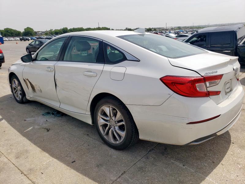 1HGCV1F10KA054126 - 2019 HONDA ACCORD LX თეთრი ფოტო 2