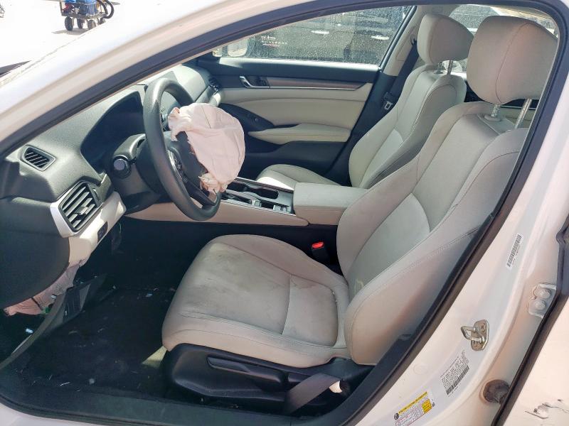 1HGCV1F10KA054126 - 2019 HONDA ACCORD LX თეთრი ფოტო 7