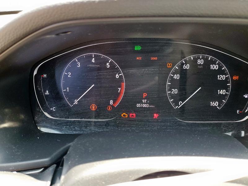 1HGCV1F10KA054126 - 2019 HONDA ACCORD LX თეთრი ფოტო 9