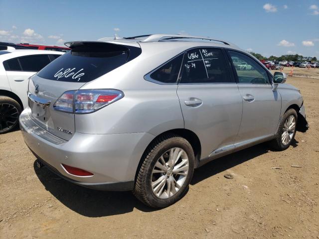 JTJBC1BA0B2419224 - 2011 LEXUS RX 450 SILVER photo 3