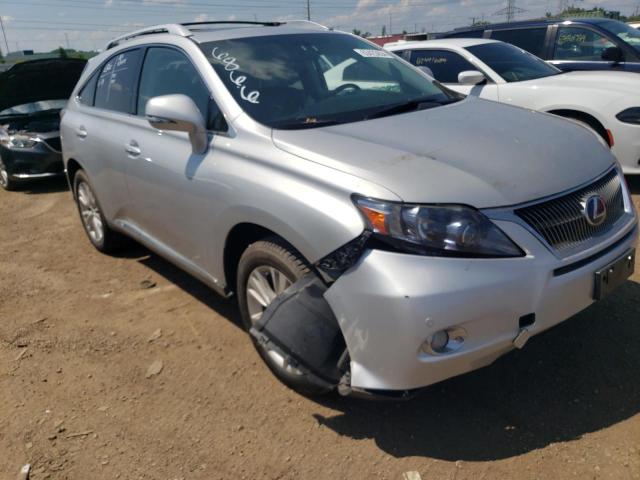 JTJBC1BA0B2419224 - 2011 LEXUS RX 450 SILVER photo 4