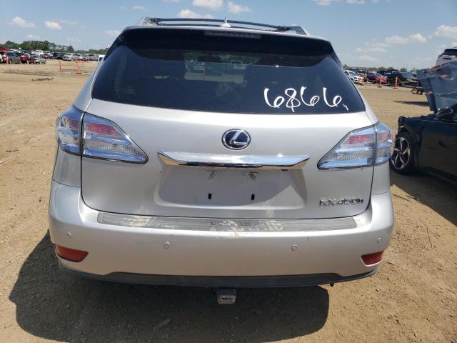 JTJBC1BA0B2419224 - 2011 LEXUS RX 450 SILVER photo 6