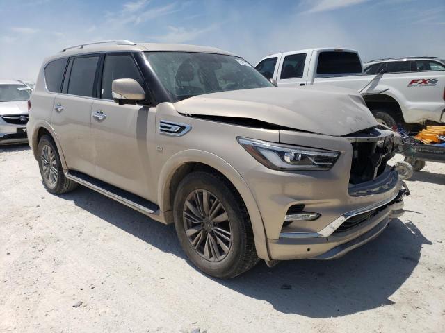 JN8AZ2NE6K9227805 - 2019 INFINITI QX80 LUXE BEIGE photo 4