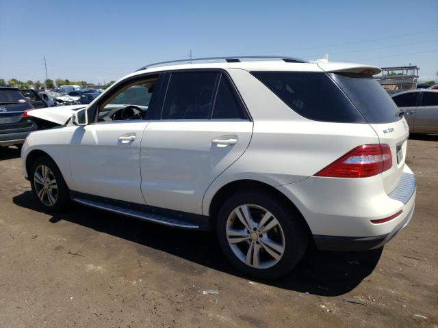 4JGDA5HB8DA224100 - 2013 MERCEDES-BENZ ML 350 4MATIC WHITE photo 2