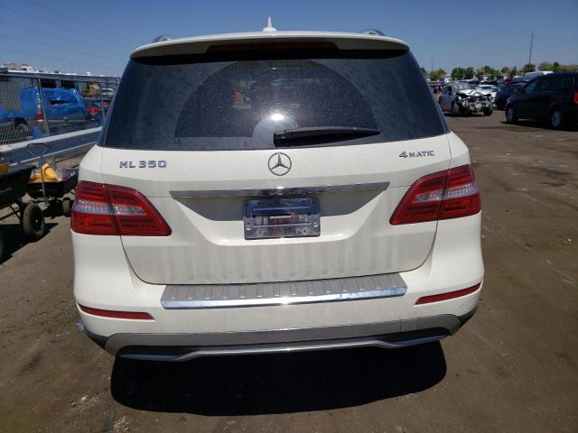 4JGDA5HB8DA224100 - 2013 MERCEDES-BENZ ML 350 4MATIC WHITE photo 6