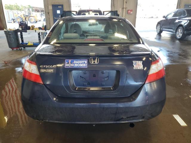 2HGFG12858H537938 - 2008 HONDA CIVIC EX BLUE photo 6