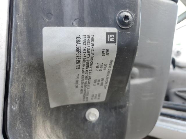1G8AJ55F57Z197775 - 2007 SATURN ION LEVEL 2 银色 照片 12
