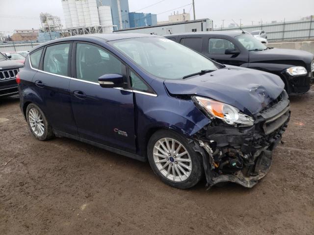 1FADP5CU3GL114033 - 2016 FORD C-MAX PREMIUM SEL BLUE photo 4