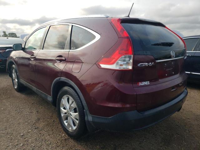 5J6RM4H73CL035049 - 2012 HONDA CR-V EXL MAROON photo 2