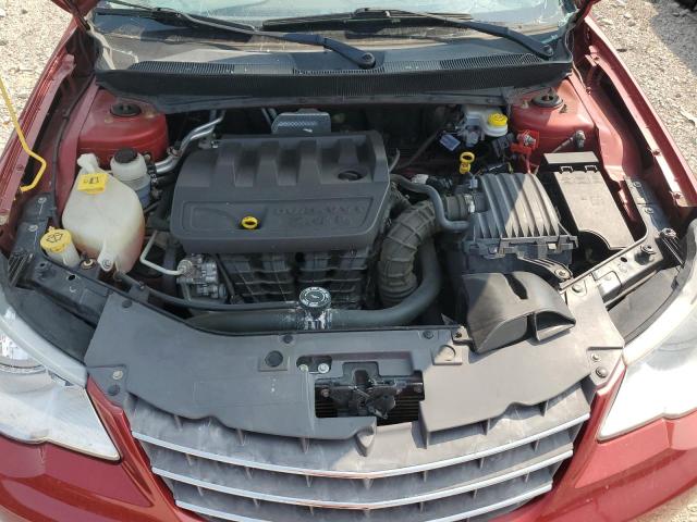 1C3LC56K58N164261 - 2008 CHRYSLER SEBRING TOURING MAROON photo 11