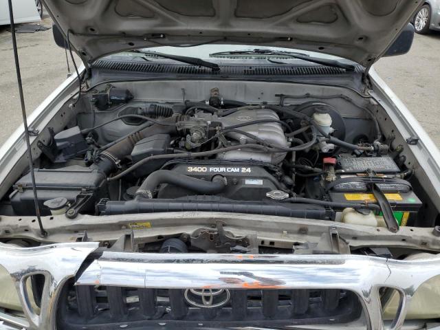 5TEGN92N12Z056903 - 2002 TOYOTA TACOMA DOUBLE CAB PRERUNNER SILVER photo 11