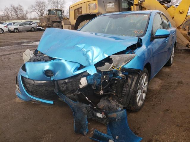 JM1BL1S57A1254587 - 2010 MAZDA 3 S BLUE photo 2