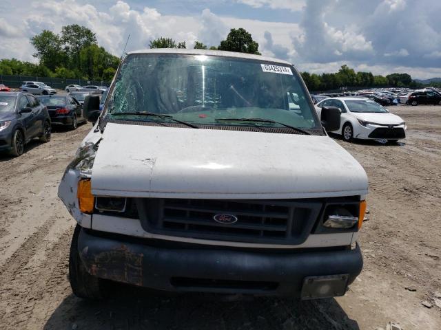 1FTNS24W55HA89082 - 2005 FORD ECONOLINE E250 VAN WHITE photo 5