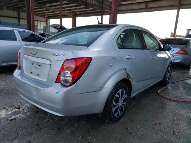 1G1JA5SH6D4230280 - 2013 CHEVROLET SONIC LS SILVER photo 3