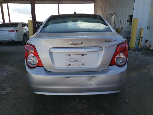 1G1JA5SH6D4230280 - 2013 CHEVROLET SONIC LS SILVER photo 6
