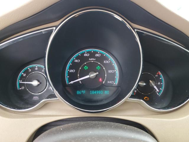 1G1ZE5E70AF142416 - 2010 CHEVROLET MALIBU LTZ თეთრი ფოტო 9